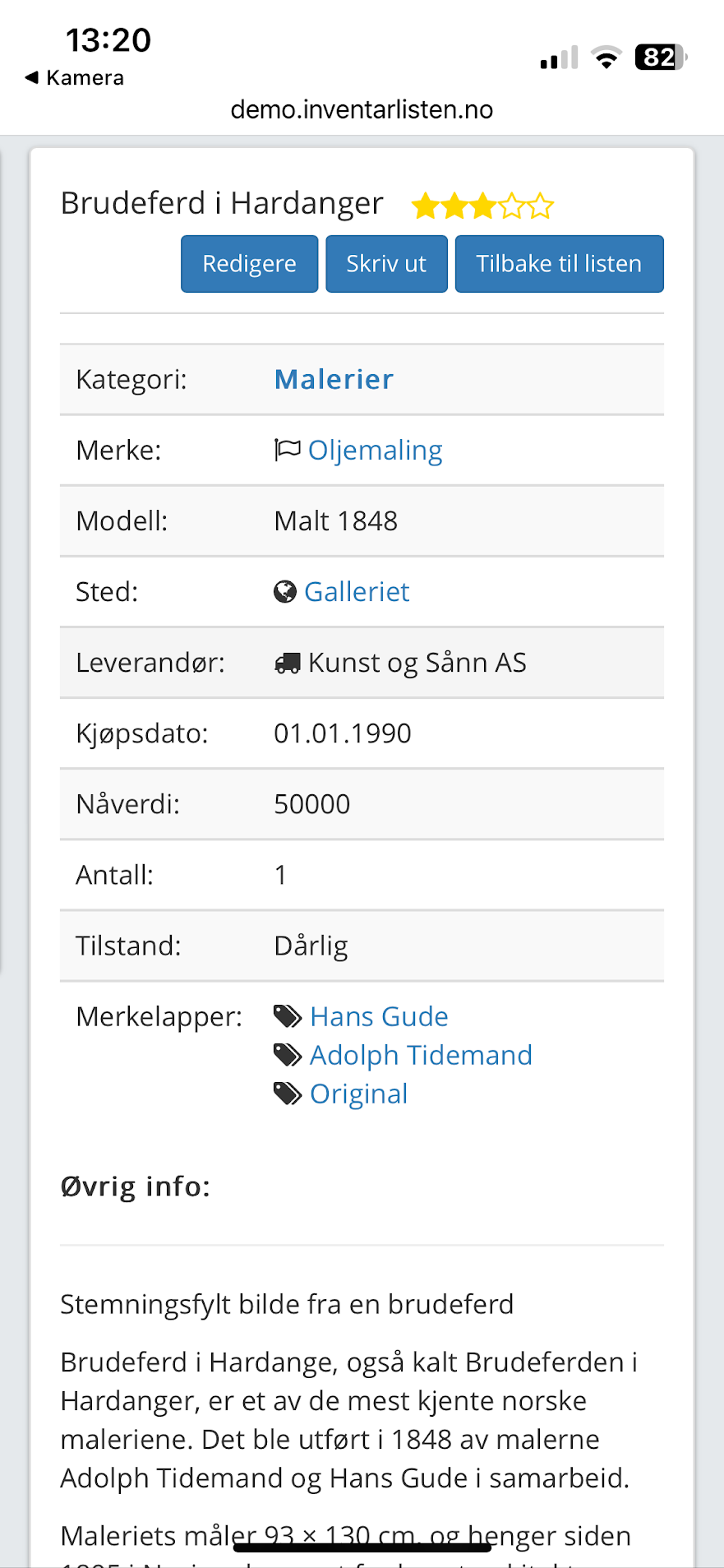 QR-scanning på mobil
